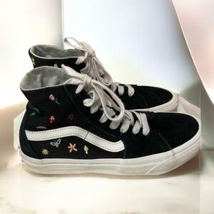 Vans Sk8 Hi Garden Party Women’s 7 Embroidered Skate Shoe